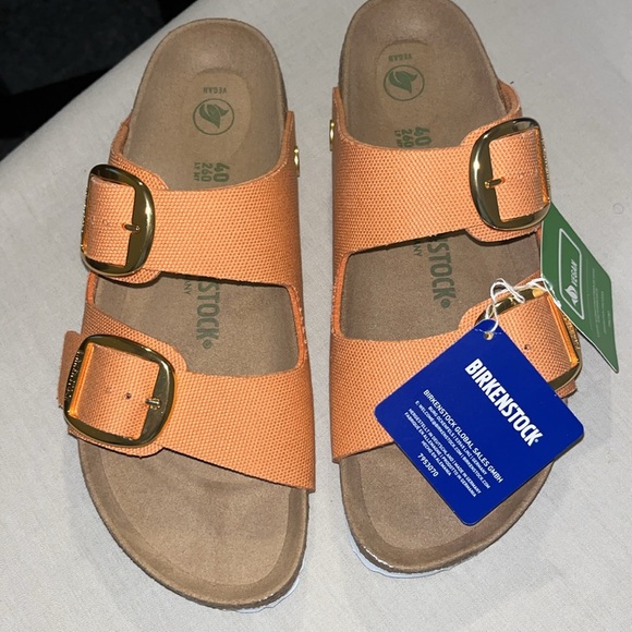 BIRKENSTOCK Arizona Big Buckle Rivet Logo Papaya - Picture 2 of 5